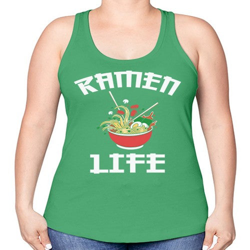 Ramen Noodle Anime Ramen Life 281# - anime -Racerback Tank