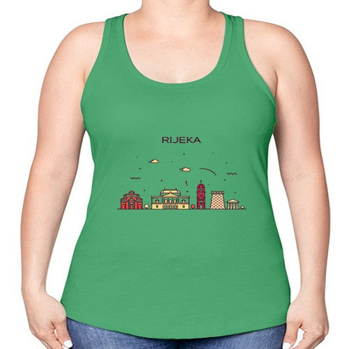 Rijeka 1732# - cities -Racerback Tank