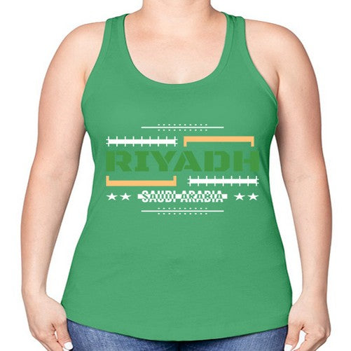 Riyadh 1741# - cities -Racerback Tank