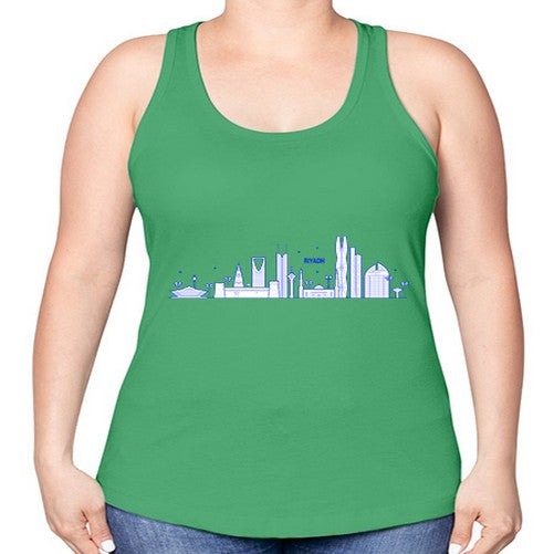 Riyadh 1743# - cities -Racerback Tank