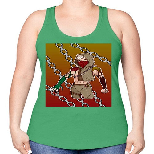 Rose and demon 75# - anime -Racerback Tank