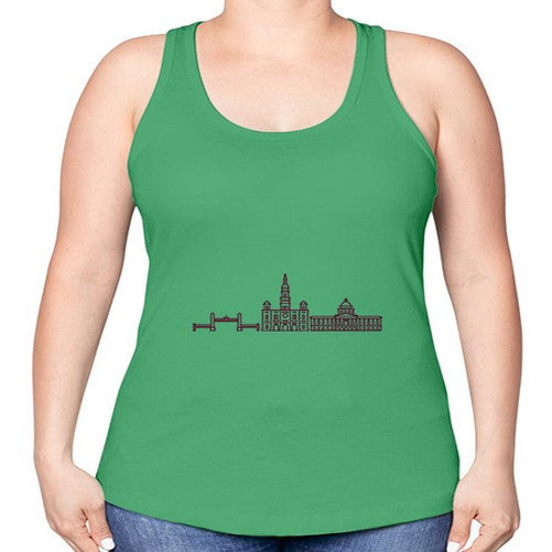 SacramentoCL 1762# - cities -Racerback Tank