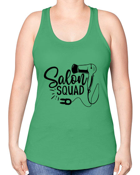 Salon Squad 1365# - hairdresser -Racerback Tank