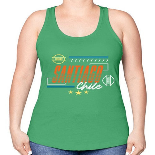 Santiago 1795# - cities -Racerback Tank
