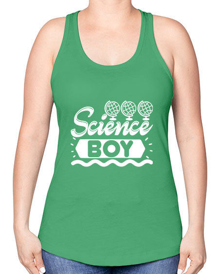 Science Boy 137# - general science -Racerback Tank