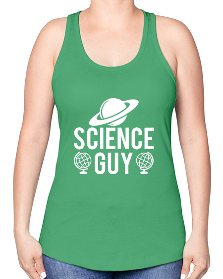 Science Guy 114# - general science -Racerback Tank