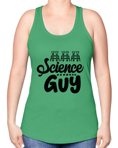 Science Guy 117# - general science -Racerback Tank