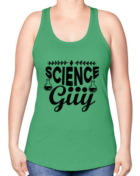 Science Guy 119# - general science -Racerback Tank
