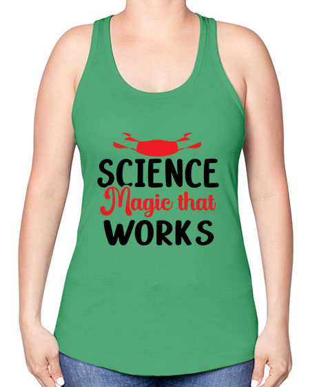 Science Magic that works 74# - general science -Racerback Tank