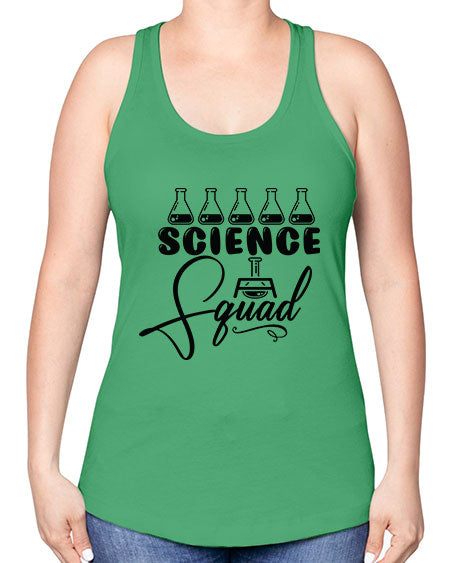 Science Squad 55# - general science -Racerback Tank