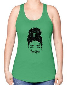 Scorpio Woman - scorpio -Racerback Tank