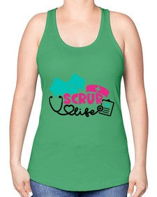 Scrub Life Style Style 1384# - nurse -Racerback Tank