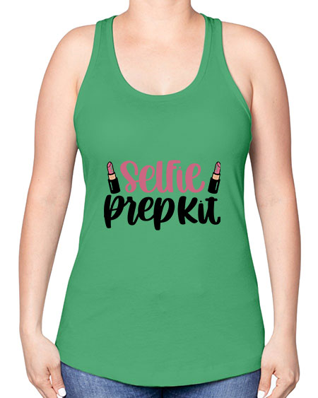 Selfie Prepkit Style 31# - beauty - fashion -Racerback Tank