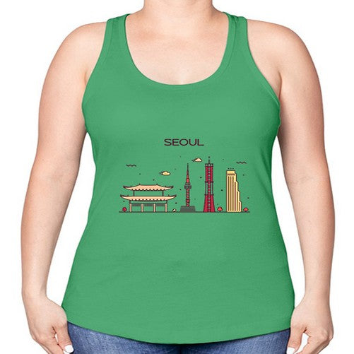 Seoul 1816# - cities -Racerback Tank