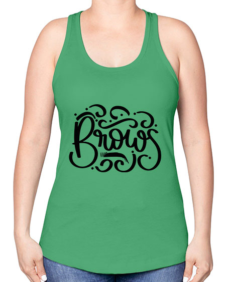 SingleBrows Style 29# - beauty - fashion -Racerback Tank