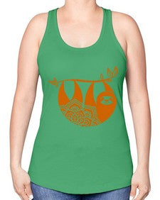 SlothMandala 1076# - mandala -Racerback Tank