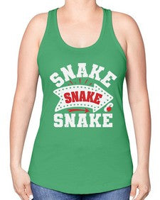 Snake Snake SNAKE 45# - video games -Racerback Tank