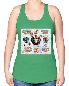 Straight Aries 469# - aries -Racerback Tank