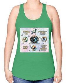 Straight Capricorn 471# - capricorn -Racerback Tank