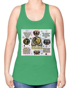 Straight Gemini 472# - gemini -Racerback Tank