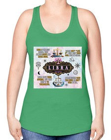 Straight Libra 474# - libra -Racerback Tank