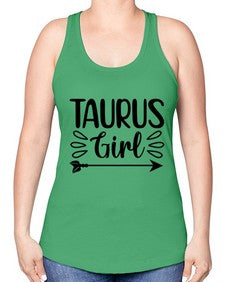 Taurus girl 500# - taurus -Racerback Tank