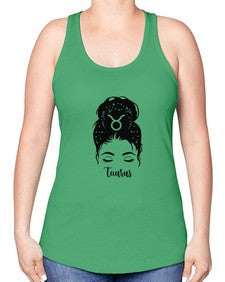 Taurus woman - taurus -Racerback Tank