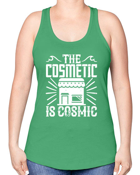 The cosmetic is cosmic Style 416# - architect -Racerback Tank