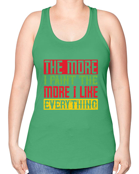 The more I paint the more I like everything Style 220# - kids -Racerback Tank
