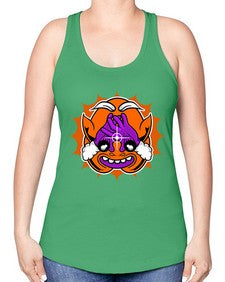 The super egg 253# - cartoon general -Racerback Tank