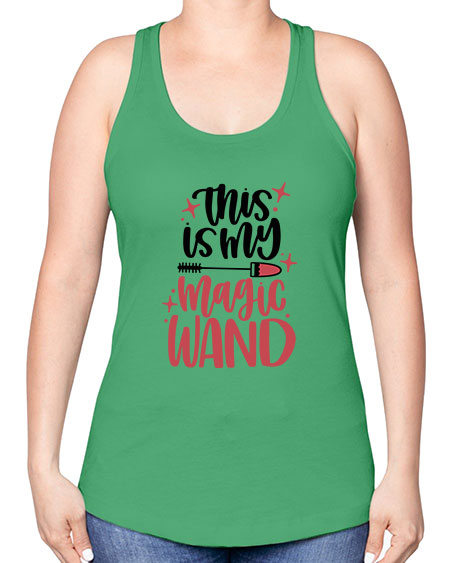 This Is My Magic Wand Style 12# - beauty - fashion -Racerback Tank