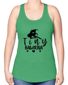 Tiny ballerina 203# - ballet -Racerback Tank