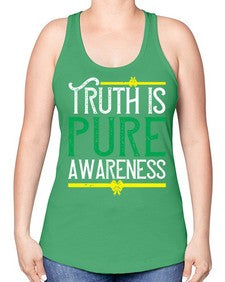Truth is pure awareness Style 10# - Self awareness -Racerback Tank