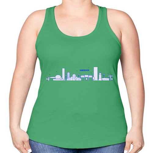 Vancouver 2051# - cities -Racerback Tank
