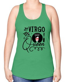 Virgo queen 541# - virgo -Racerback Tank