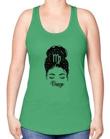 Virgo woman - virgo -Racerback Tank