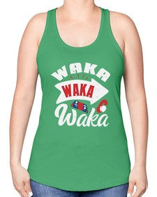 Waka Waka Waka 50# - video games -Racerback Tank