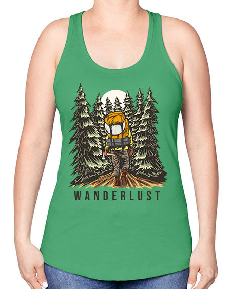 Wanderlust 2# - nature -Racerback Tank