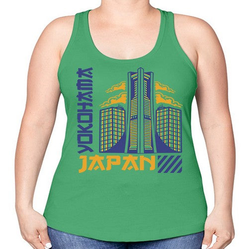 Yokohama 2157# - cities -Racerback Tank