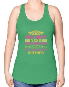 You dont need 270# - cartoon super hero -Racerback Tank