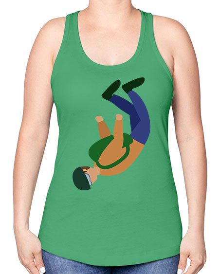 all in one 03# - parachute -Racerback Tank