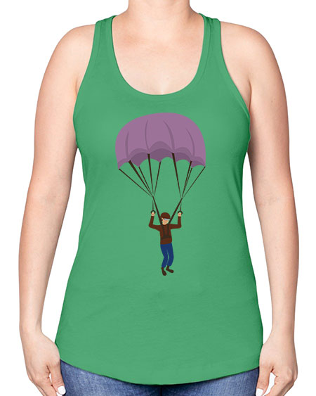 all in one 10# - parachute -Racerback Tank