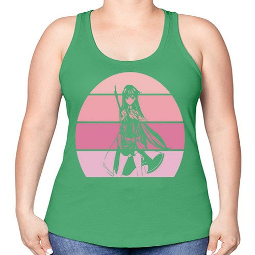 anime art 197# - anime -Racerback Tank