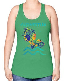 aquarius 13# - aquarius -Racerback Tank