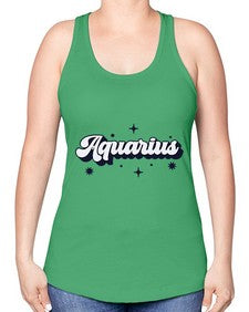 aquarius 82# - aquarius -Racerback Tank