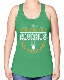 aquarius 87# - aquarius -Racerback Tank