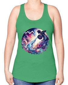 aquarius 89# - aquarius -Racerback Tank