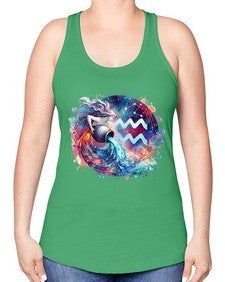 aquarius 90# - aquarius -Racerback Tank