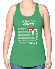 aries 137# - aries -Racerback Tank