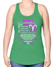 aries 138# - aries -Racerback Tank